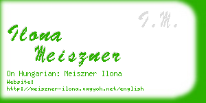 ilona meiszner business card